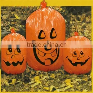 Colorful Outdoor Pumpkin Leaf Bag Plastic Garbage Bag for Household thumbnail-1