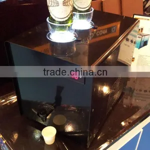Fan Cooling Shot Liquor Machine 2 Spouts Dispensing Cold Shot Machine for Two 750ml Bottle thumbnail-2