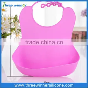 Food Grade Promotion Silicone Bib Custom Wholesale Baby Bib thumbnail-4