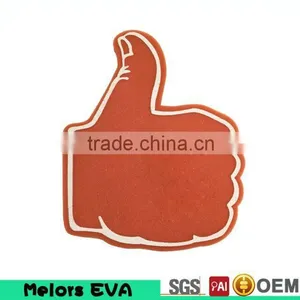Melors High Density Custom Printed Soft Eva Foam Giant Foam Hands/foam Finger Hand for Sport Cheering Items thumbnail-4