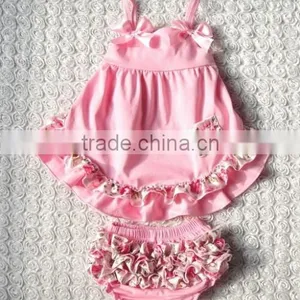 Stock Supply Type Pink Baby Clothing Set Sweet Little Kids Pink Baby Clothing Set thumbnail-2