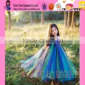2015 Europe Market Long Lace Baby Party Dress Wholesale Price Sleeveless Kids Girl Tutu Dress Tutu Skirt thumbnail-5