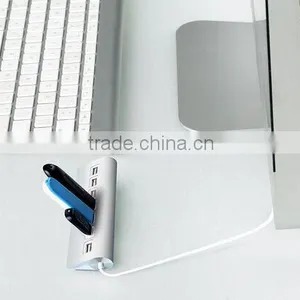 7-Port Aluminum USB 2.0 Hub With 2-Foot Shielded Y-Cable for IMac,forMcBook Air, Pro, MaBook, Mac Mini thumbnail-5