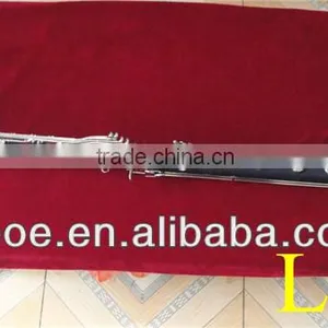 Woodwind Musical Instrument Bb ABS Resin Body Nickle Plated 24 Keys Low C Bass Clarinet--1603N thumbnail-1