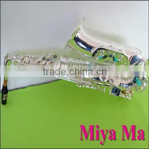 Musical Instrument Professional Alto Saxophone With Silver Plated thumbnail-1
