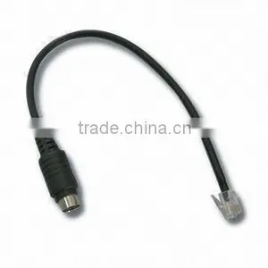 Mini Din 6 Pin to RJ11 Cable thumbnail-1