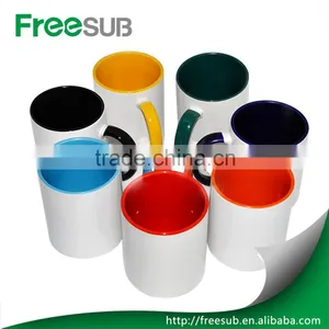Sunmeta Ceramic 11oz Sublimation Coated Heat Press Sublimation Mug(SKB-06) thumbnail-1