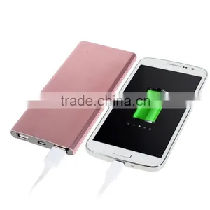 10000mAh Metal Power Bank Charger Dual USB Shake Control for IPhone/for Samsung/for Sony/for HTC/for Xiaomi thumbnail-2