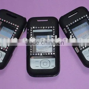 Protective Case With Color Rhinestone for Nokia 5200/5300 thumbnail-1