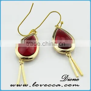 Pendant Earrings Water Drop Stone Stud Earrings thumbnail-6