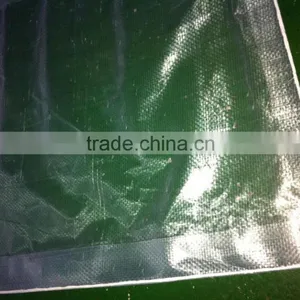 Transparent (clear )reinforced Woven Fabric Greenhouse PE Tarpaulin Poly Tarps thumbnail-3