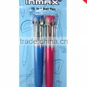 New High Fashion 10 in 1 Multicolor Roller Ball Pen thumbnail-3