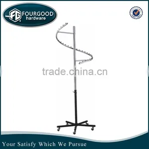 Shop Fitting Rotatable Spiral Garment Display Rack thumbnail-1