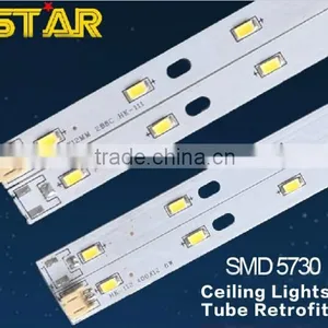 SMD5730 LED Diodes LED Bar Rigid Strip 8W 16W 24W 32W for Ceiling Lights Tube Fluorescent Lamp Emergency Replacement Accessories thumbnail-2