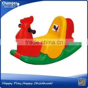 Daycare Kids Plastic Kids Rocking Horse in China thumbnail-1