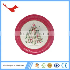 006 FSC Material Disposable Tableware for Christmas Theme Party thumbnail-5