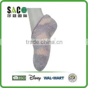 Green and Purple Heart Pattern Fluffy Footie thumbnail-5