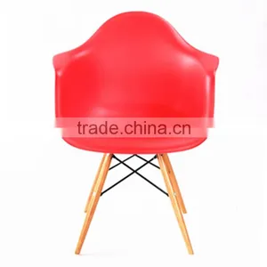 Woodlegs Plastic Dining Arm Chair thumbnail-1