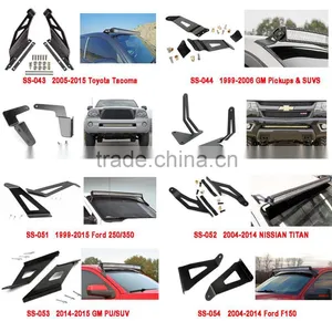 2015 New Led Bar Light Mounting Bracket for Jeep JK 50"-52" Led Bar Light Mount Kit thumbnail-3