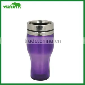 16oz Color Glazed Logo Decal Customized Coffee Tea Travel Tumbler Bpa Free thumbnail-1