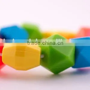 2016 Best Selling in American Teething Silicone Necklace for Mom & Little Baby thumbnail-1