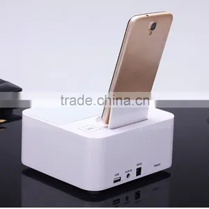 All-in-One Bluetooth Alarm Clock With Stereo Speaker + FM Radio +AUX Line-in + LED Display And Smart Phone Dock thumbnail-5
