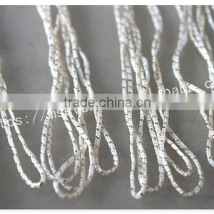 Fashion Design Off-white 15.5cm Width Knot Polyester Fringe Trim Wholesale thumbnail-3