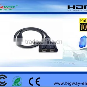 2 Port HDMI Switch / Switcher / Selector / Splitter With Accessory Wire Winder thumbnail-1