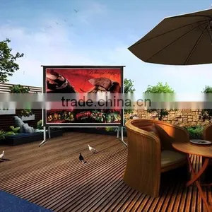 Glass Beaded Format 16:9 Electric Projector Screen/Factory Price Motorized Projector Screen/300 Inch Automatic Projection Screen thumbnail-1
