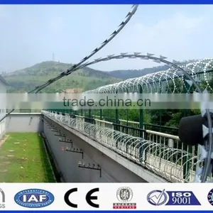 High Quality Concertina Razor Wire, Barbed Razor, Razor Wire Fence for Sale thumbnail-3