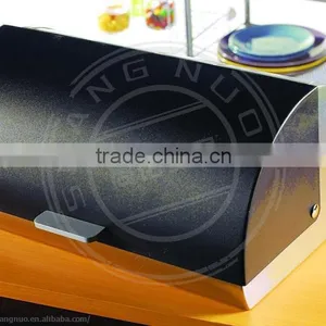 Custom Black Metal Bread Bin thumbnail-1