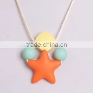BPA Free Food Grade Baby Teething Bracelets Wholesale Druzy Pendants thumbnail-3