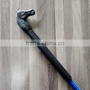 HORSE HEAD HANDLE RIDING WHIP PLASTIC HORSE HEAD WHIP HORSE HEAD WHIP FOR KID,RIDING WHIP WITH PLASTIC HORSE HEAD HANDLE thumbnail-3
