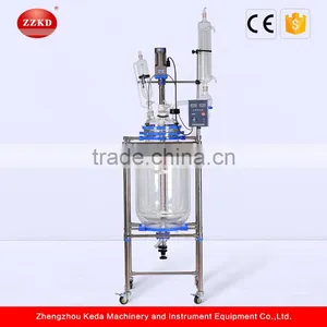 Factory Price Chemical Double-layer Glass Reactor thumbnail-1