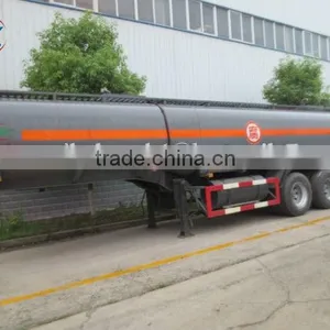32 Ton 3 Axles Chemical Liquid Semi- Trailer Truck thumbnail-1