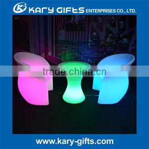 LED Glow Bar Coffee Round/cube Lighting Table With Magic Cleaner thumbnail-1
