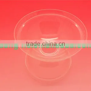 Disposable Biodegradable Clear Plastic Dome Lids,PLA Plastic Yogurt Cup Lid thumbnail-4