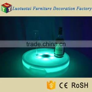 PE Material Round Shape RGBW Color LED Wine Pallet for Events/party/wedding thumbnail-2
