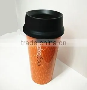Custom IML Plastic Double Wall Coffee Cup Tumbler thumbnail-1