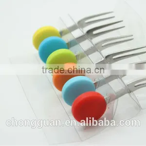 Free Sample!!!Halloween Party New Design ECO-friendly FDA&LFGB Silicone Fruit Fork ,silicone Fruit Forks thumbnail-6