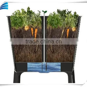 Outdoor Rattan Wicker Patio Garden Flower Plant Planter Raised Elevated Garden Bed thumbnail-5