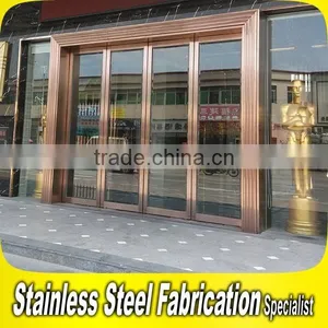 Custom Made Interior Decorative Metal Door Frame For Glass Door thumbnail-3