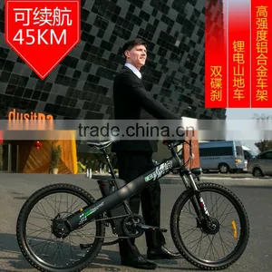 Factory Price 26" Electric Bicycle With Hidden Battery 36V Lithium Battery Aluminium Alloy Electric Bike thumbnail-1