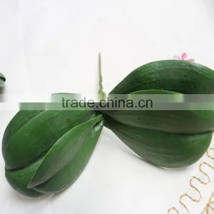 SJ013831 High Quality Real Touch Leaves From Artificial Phalaenopsis Orchid Flower/orchid Leaves thumbnail-5