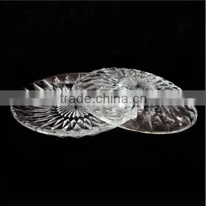 Colorful Glass Charger Plate Rack Set for Cake Pizza thumbnail-3