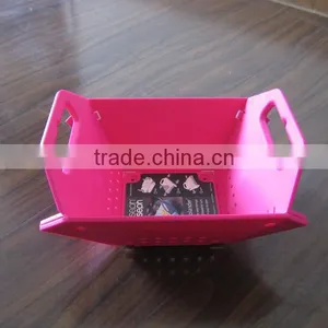 2016 Hot Sales PP Plastic Colorful Foldable Household Colander thumbnail-1