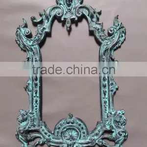 Antique Wall Metal Aluminium Fancy Mirror thumbnail-1