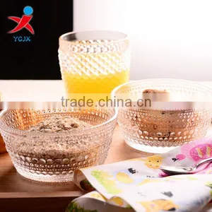 A Small Glass Bowl Point Drops Dessert Bowl Ice Cream Bowl of Salad Bowl Snack Bowl Baked Pudding Bowl thumbnail-1
