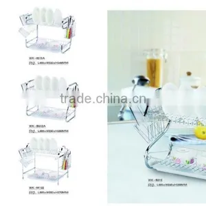 3 Layer Dish Organizer/ Plastic Dish Drainer With Plastic Handle thumbnail-2