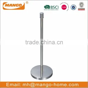 Standing Glass Base Stainless Steel Kitchen Paper Towel Holder thumbnail-3
